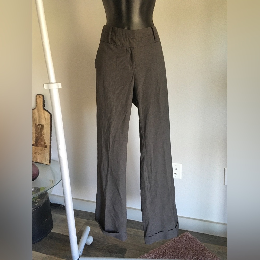 Dark grey cuffed pants